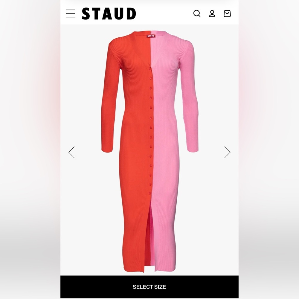 Staud Shoko sweater dress. Worn once